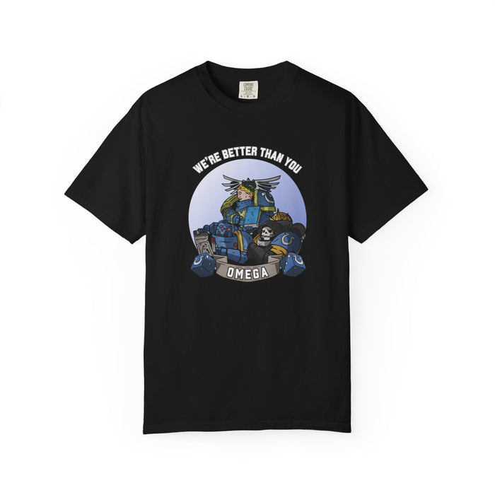 Omega - 'We're Better Than You' Graphic T-Shirt