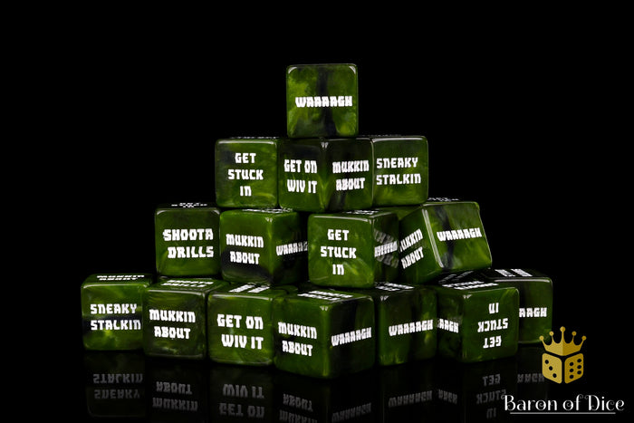 Orc Tactics Dice - Proper Counting Cubes