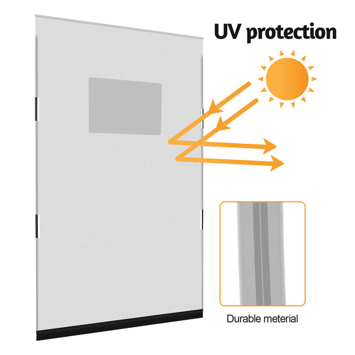 Ownpets 11.6"x16.8" Replacement Dog Door Flap Compatible with Aluminum Doggie Door Size L