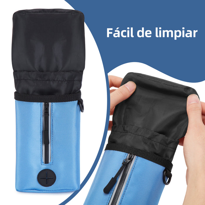 Ownpets Blue Small-Size Pet Training Treat Pouch with Drawstring Closure  Dog Treat Bag 825ml Capacity