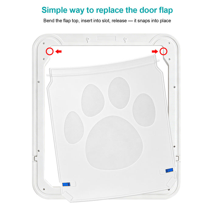 Ownpets Flap for Large Dog Screen Door,Only Flap Replacement and Screws,Flap Size 14x12 inch,Only Flap Included.