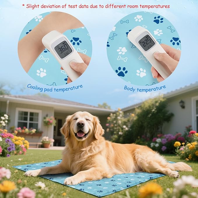 Ownpets Green Dog Cooling Mat Size X-Large
