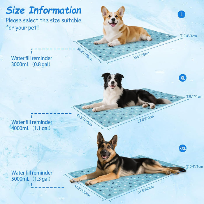 Ownpets Green Dog Cooling Mat Size X-Large