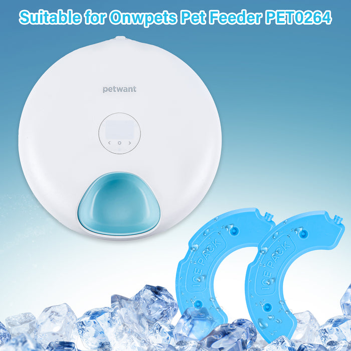 Ownpets Replacement Ice Pack for 6 Meals Automatic Pet Feeder