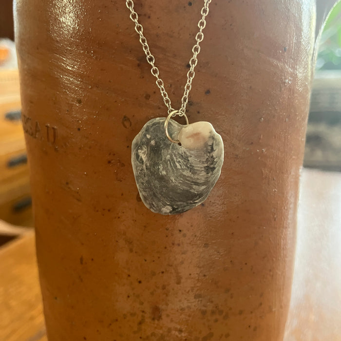 Oyster Shell Pendant Necklace | Handcrafted Mermaid & Coastal Jewelry