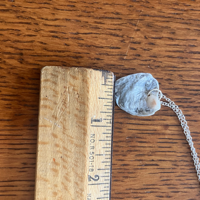 Oyster Shell Pendant Necklace | Handcrafted Mermaid & Coastal Jewelry