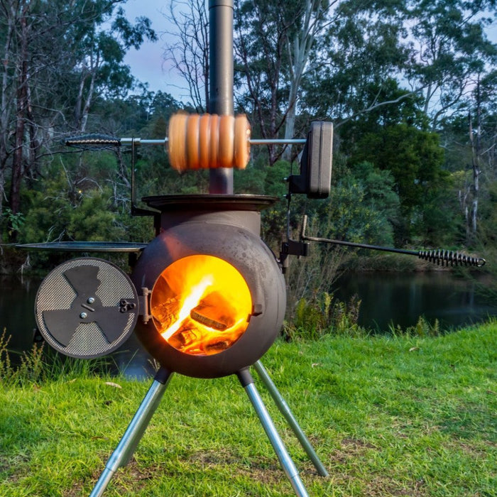 Ozpig Big Pig Rotisserie - big pig, bigpig, camp cooking. Ozpig by FireFly Barbecue