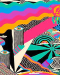 paint by numbers kit Abstract Weird Eyes - Custom paint by number