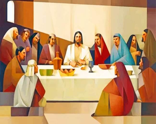 paint by numbers kit The The Last Supper - Custom paint by number