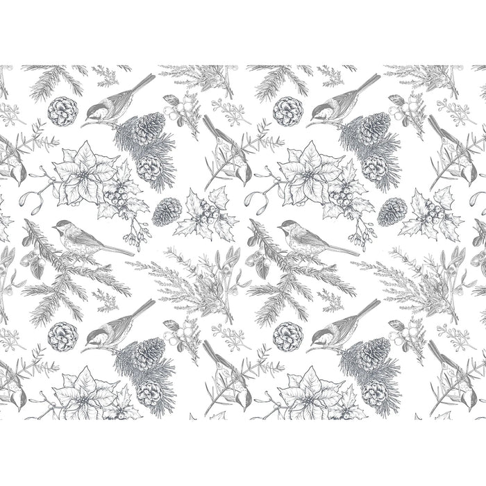 Roycycled Treasures Paintable Christmas Decoupage Paper - 20 x 30