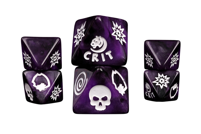 Panther Purple D8 Dice Set