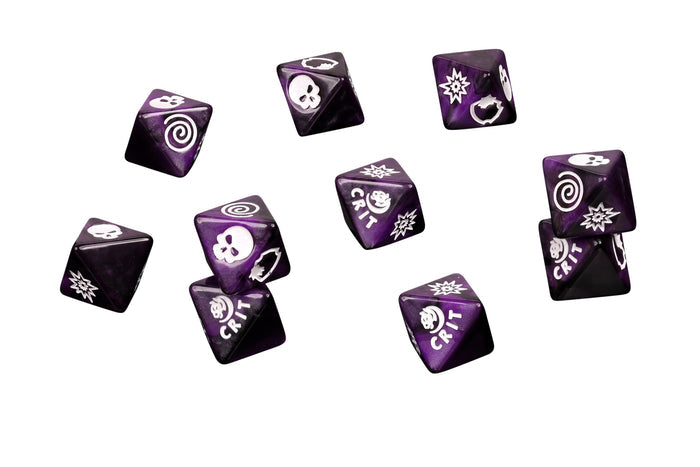 Panther Purple D8 Dice Set