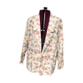 Pastel Floral Blazer Made in USA Copy Cats Brand Size Large
