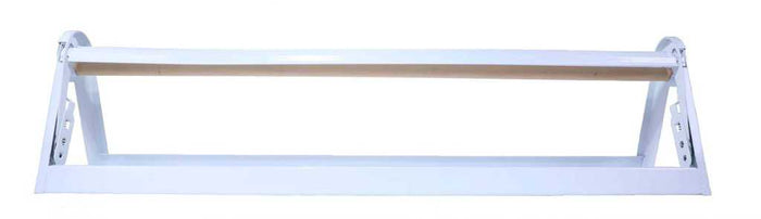 White paper dispenser for 750mm butchers paper in outdoor grill area