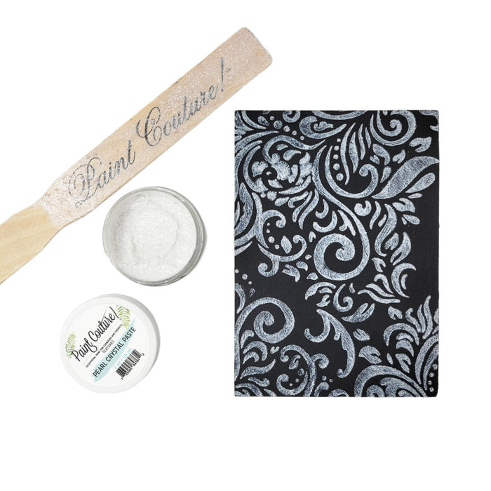 Paint Couture Pearl Crystal Textured Paste - Decorative Craft Medium