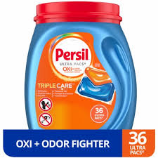 PERSIL ULTRA PACS LAUNDRY PODS 36 count "Triple Care with Oxi & Odor Fighters"