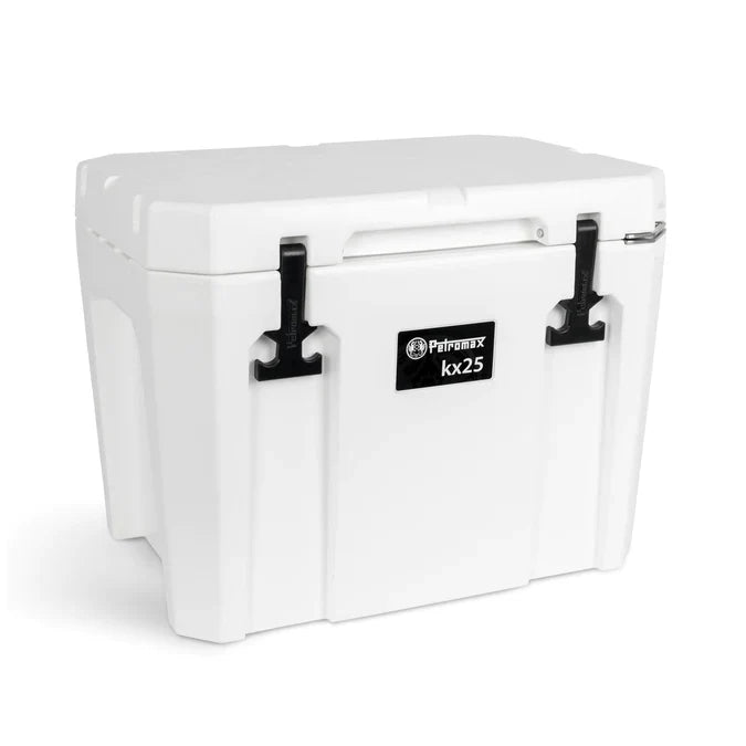 Petromax 25L Cool Box in white, compact cooler for camping and outdoor use