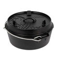 Petromax 3.5L cast iron Dutch oven with lid and handle for outdoor cooking