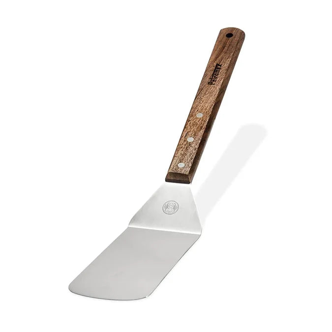 Petromax flexible stainless spatula with long handle for outdoor grilling