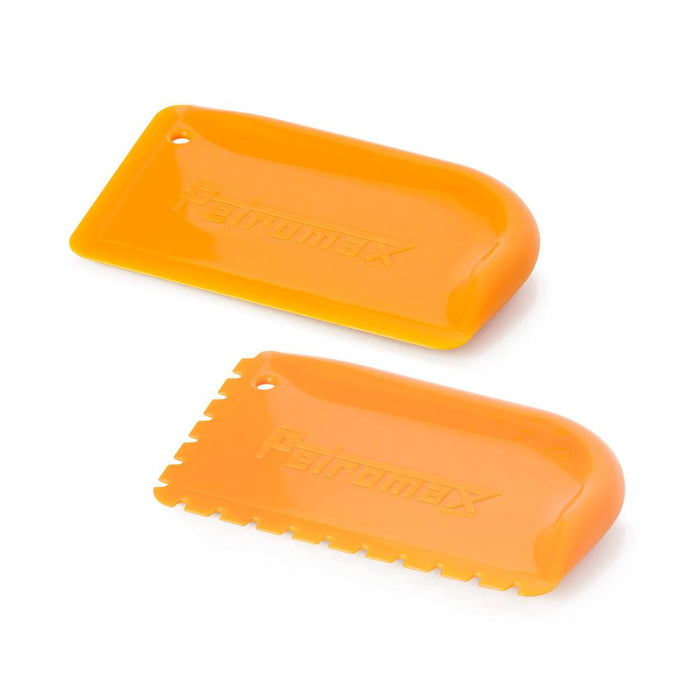 Petromax scraper for Dutch ovens, orange versatile cleaning tool for cast iron cookware, with scraper blade