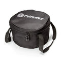 Petromax transport bag for Dutch oven with durable black fabric and logo