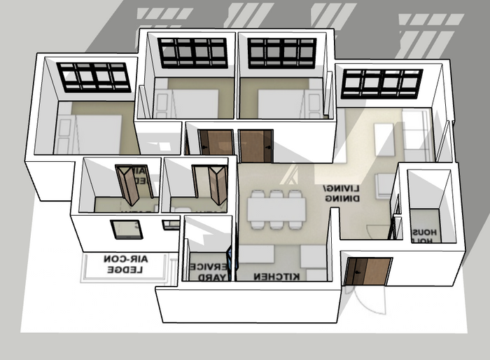 Pine Ville @ AMK 4-room type 2