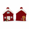 Pioneer Woman Red Barn Salt & Pepper Shaker Set - Farmhouse Décor