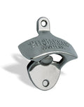 Stainless steel Pit Barrel bottle opener with embossed logo