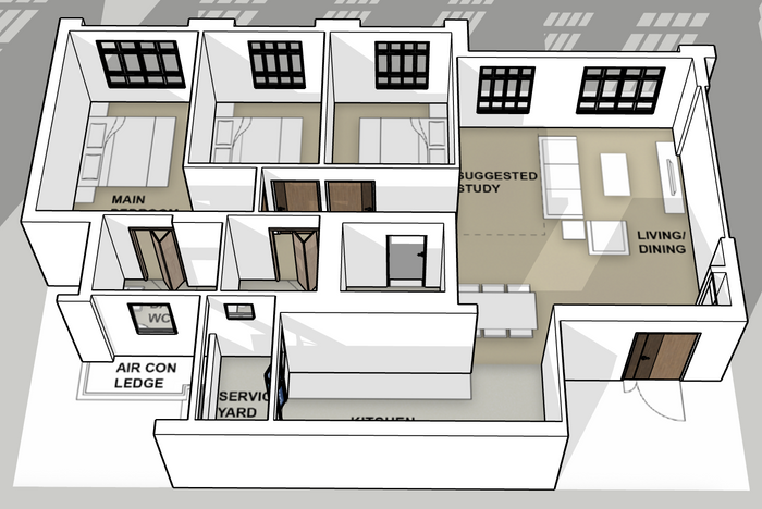 Plantation Creek 5-room