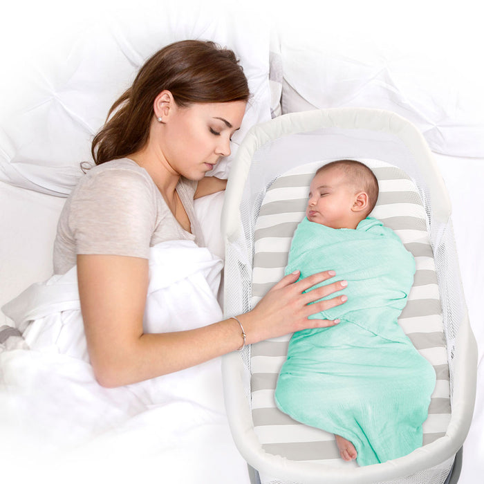 Portable Baby Bedside Sleepers Lounger Infant Bassinet Sleeping Bed for Napping
