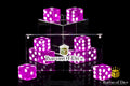 Precision Dice | Electric Pink