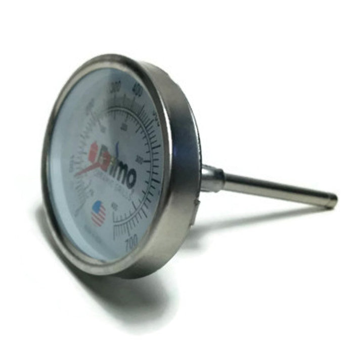 Side view of Primo Grill Thermometer with probe