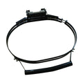 Black grill hinge kit with spring mechanism for Primo grills