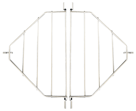 Primo Oval Junior Heat Deflector Rack/Drip Pan Rack (2 pcs.)