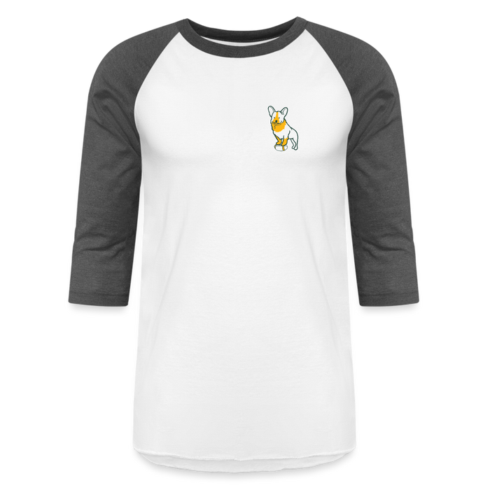 Puppy Love Athletic 3/4 T-Shirt - white/charcoal