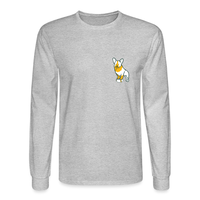 Puppy Love Classic Long Sleeve T-Shirt (Light Colors) - heather gray