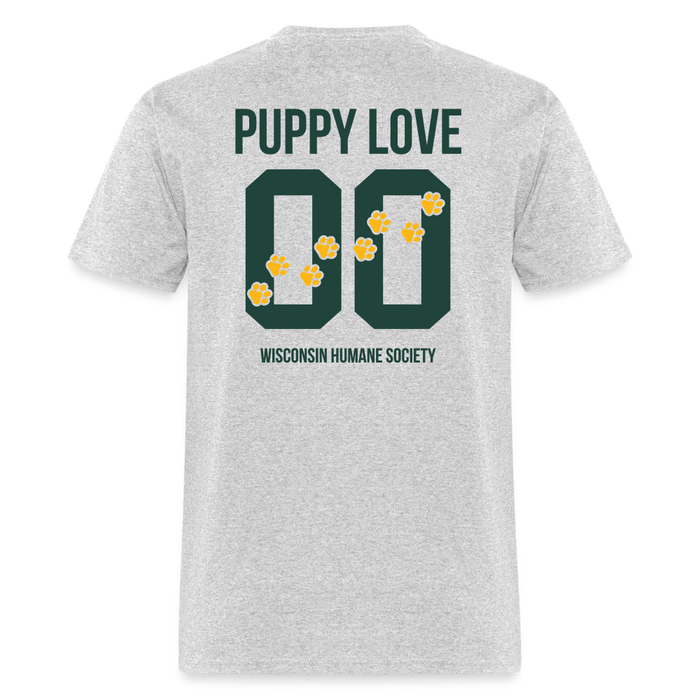 Puppy Love Classic T-Shirt (Light Colors) - heather gray