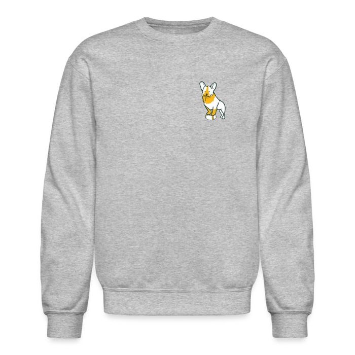 Puppy Love Crewneck Sweatshirt (Light Colors) - heather gray