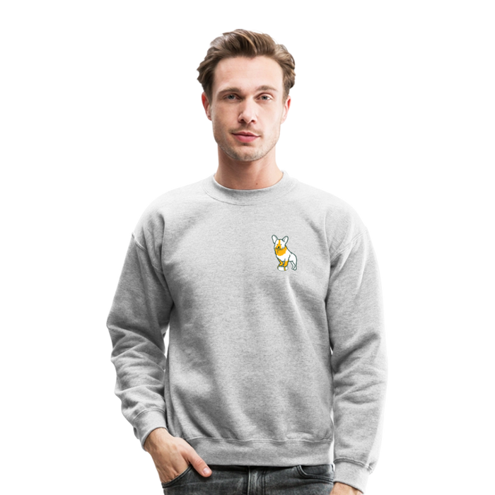 Puppy Love Crewneck Sweatshirt (Light Colors) - heather gray