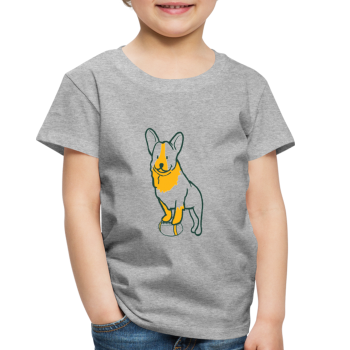 Puppy Love Toddler Premium T-Shirt - heather gray
