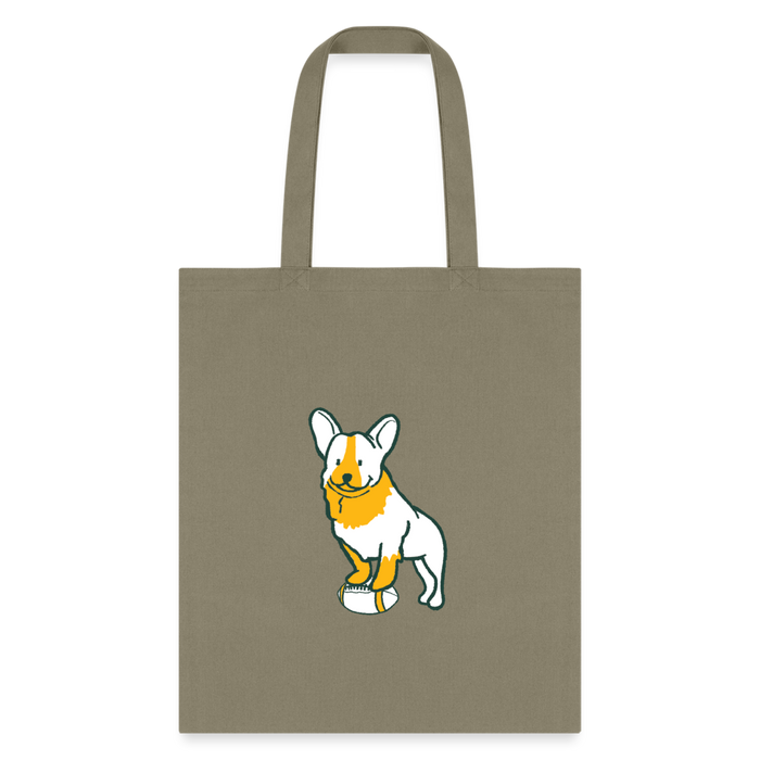 Puppy Love Tote Bag - khaki
