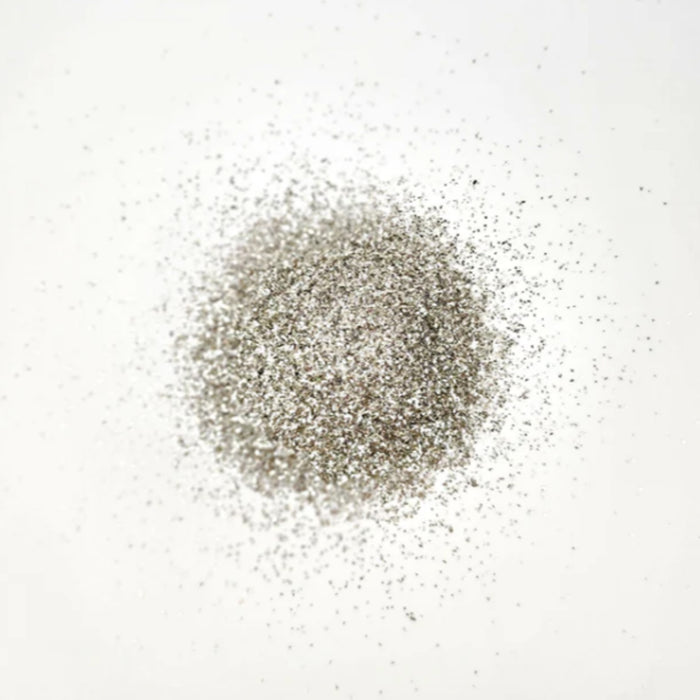 Pure Silver Glass Glitter by Paint Couture - Imported from Germany