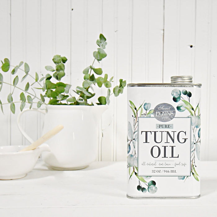Sweet Pickins Pure Tung Oil - 100% Natural Wood Finish & Food Safe