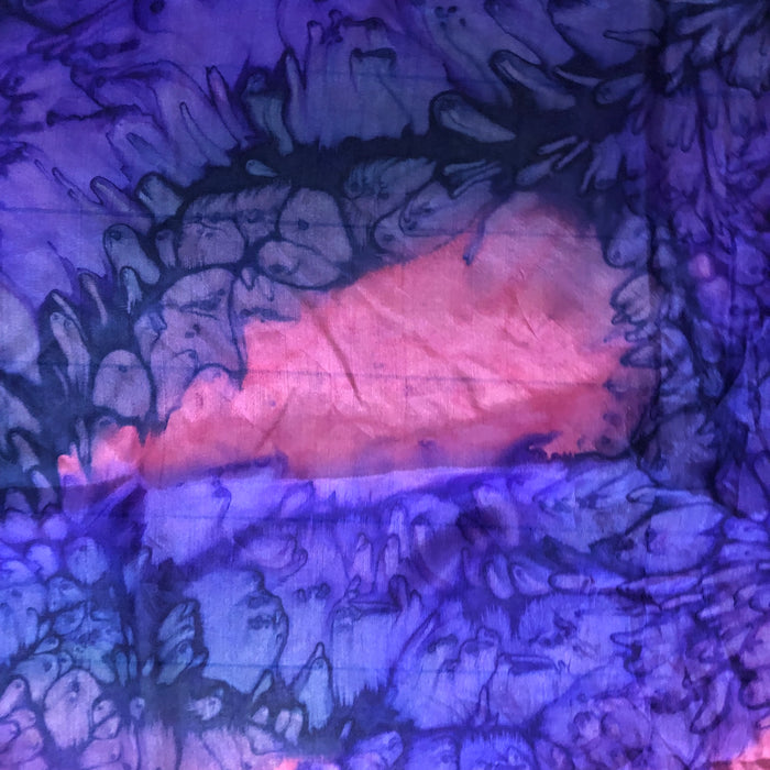 Purple and Pink Tie-dye Unbranded Square Scarf