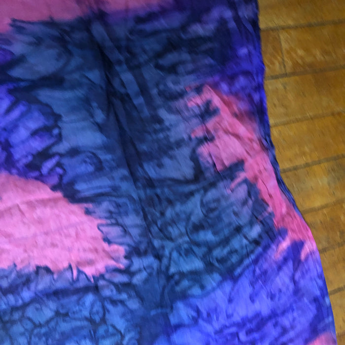 Purple and Pink Tie-dye Unbranded Square Scarf