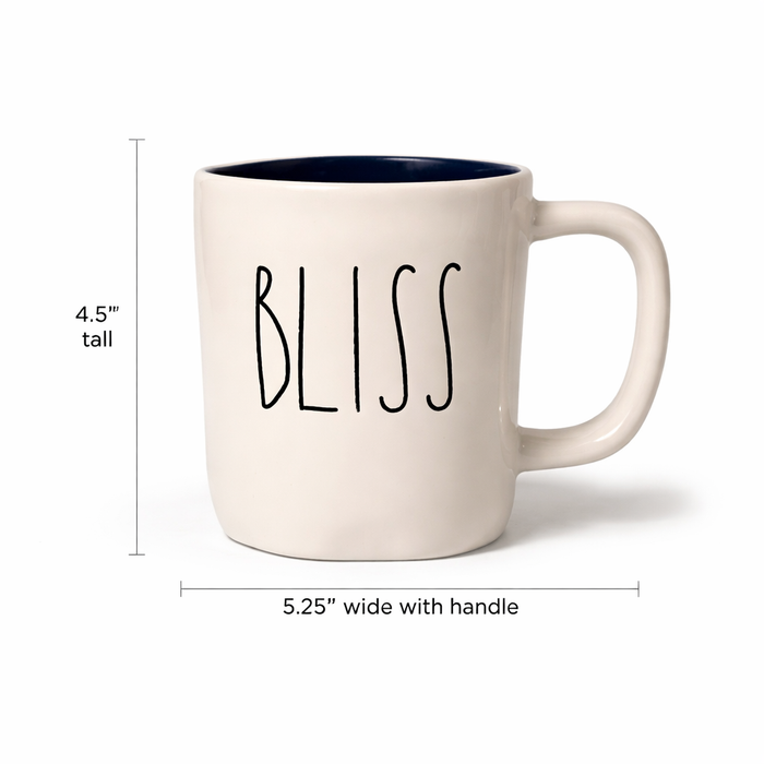 Rae Dunn Bliss Coffee Mug - Magenta Artisan Collection 16oz Capacity
