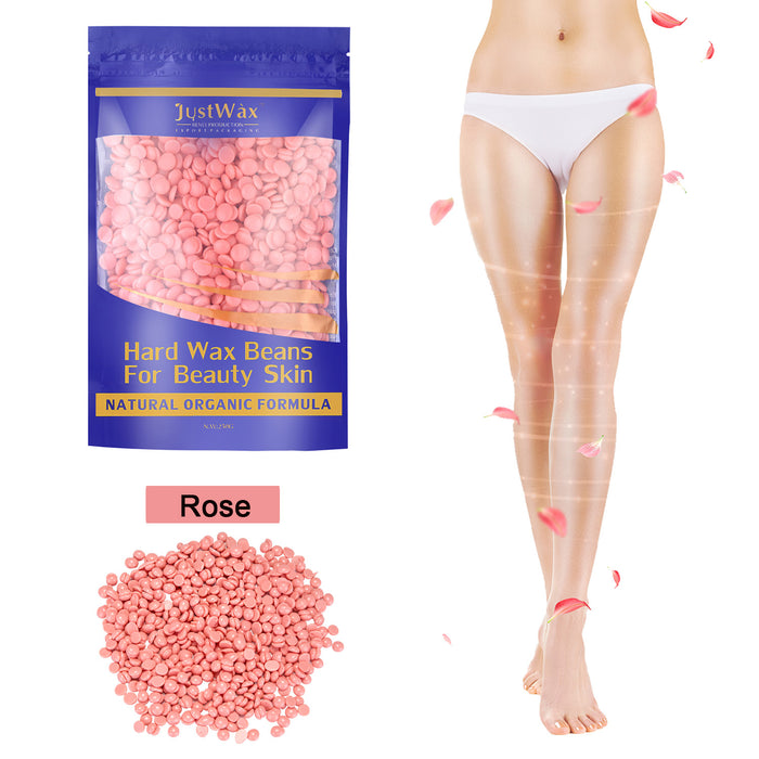 Red Hard Wax Beans Hair Removal Painless Wax Warmer Waxing Beans Natural Pearl