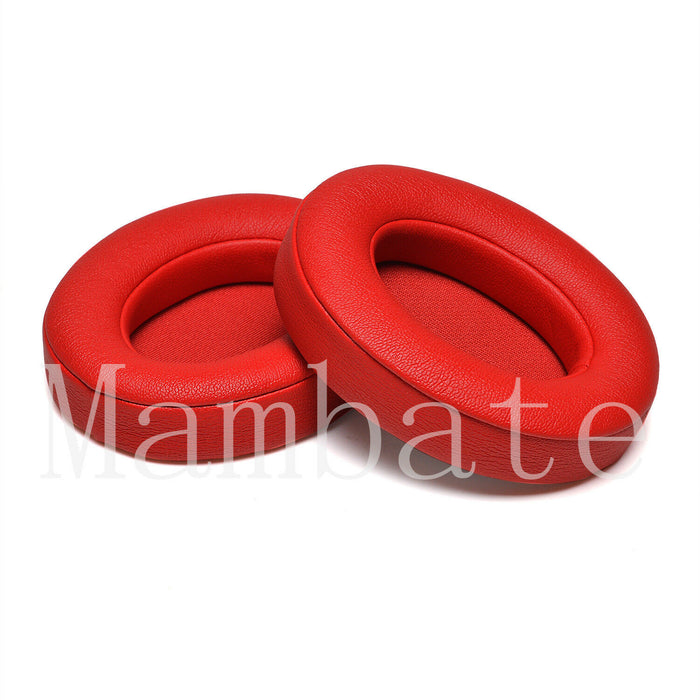 Red Replacement Ear Pads Cushion for Beats Dr Dre Solo 2 Wireless Headphone