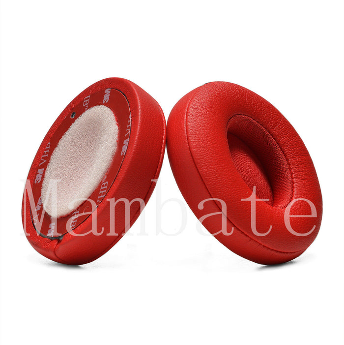 Red Replacement Ear Pads Cushion for Beats Dr Dre Solo 2 Wireless Headphone