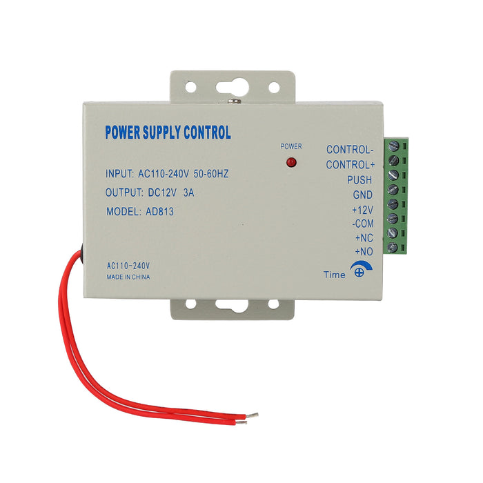 RFID Door Access Control System Kit 350LB Electric Magnetic Lock + Power Supply + Entry Keypad + 10 Key Fobs
